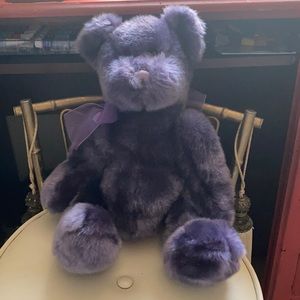 Vintage Dark purple teddy bear (SOLD)
